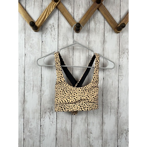 lululemon athletica Other - Kavala Women's Small/S Cheetah Balian Crop Sports Bra Cross back